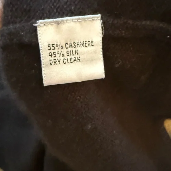 Talbots Cashmere Blend Sweater in Rich Brown - Picture 3 of 3